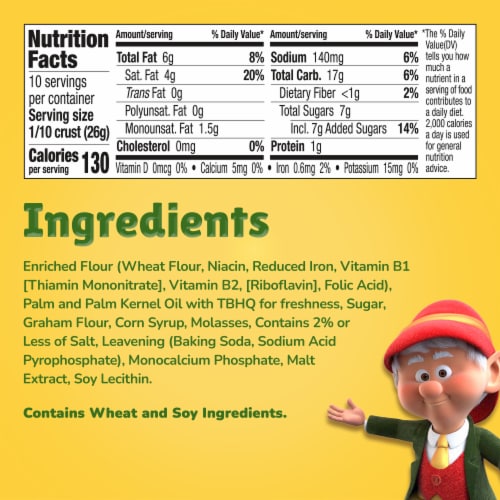 Keebler Ready Crust 10-Inch Graham Cracker Pie Crust Perspective: bottom