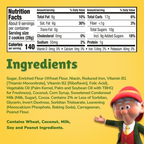 Keebler® Coconut Dreams Cookies Perspective: bottom