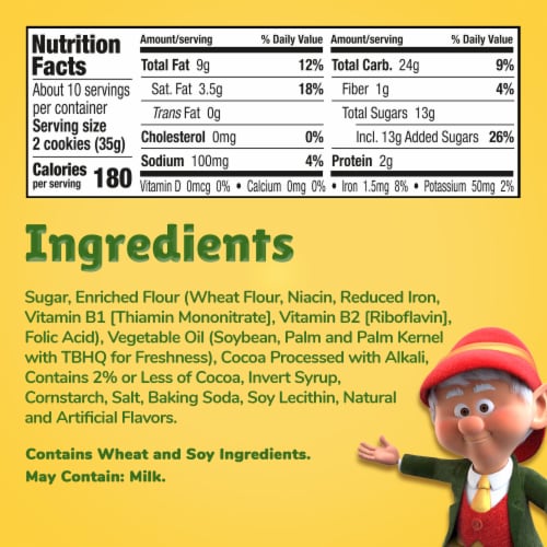 Keebler® E.L. Fudge® Elfwich® Double Stuffed Sandwich Cookies Perspective: bottom