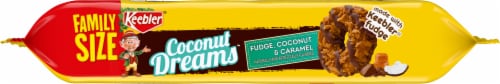 Keebler® Coconut Dreams™ Fudge Coconut & Caramel Cookies Family Size Perspective: bottom
