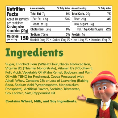 Keebler Fudge Mint Delights, Mint Cookies Dunked in Keebler Fudge, 10 oz Perspective: bottom