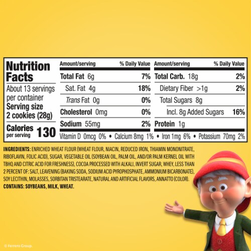 Keebler Double Fudge Fudge Stripes Cookies, Coated in Fudge, 11.5 oz Pack Perspective: bottom