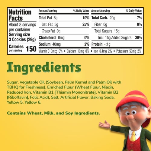 Keebler Fudge Sticks Creme Wafers Perspective: bottom