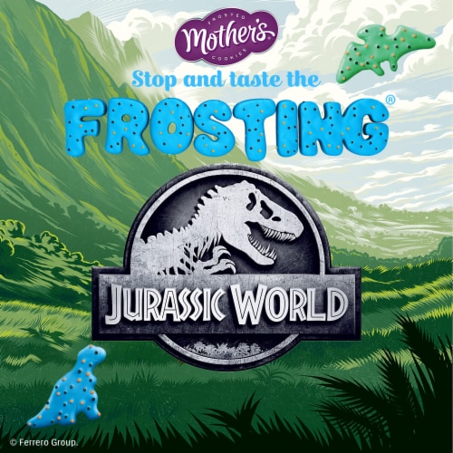 Mother's Chocolatey Dynamite Dinosaurs Cookies, Jurassic World Inspired, Individually Wrapped Treats Perspective: bottom