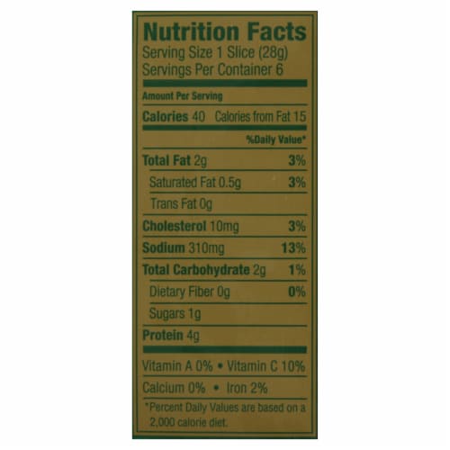 Eckrich Sliced Honey Loaf Lunch Meat Perspective: bottom