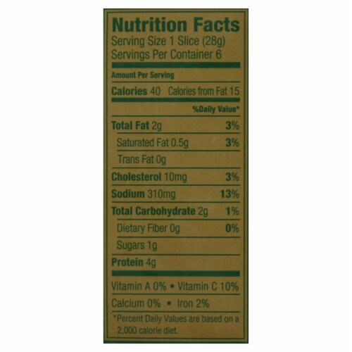 Eckrich Sliced Honey Loaf Lunch Meat Perspective: bottom