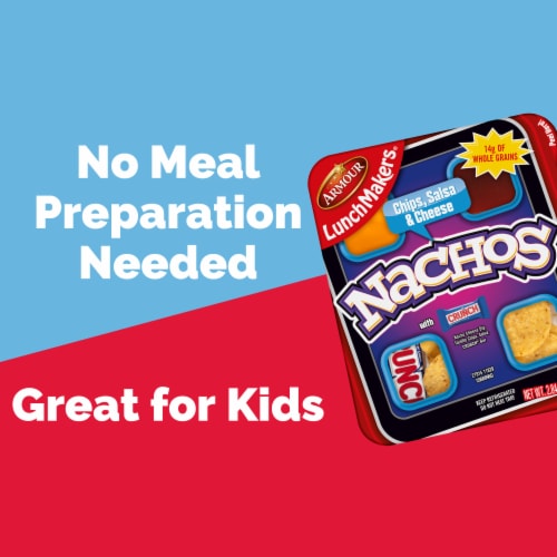 Armour LunchMakers Chips Salsa & Cheese Nachos Meal Kit with Candy Perspective: bottom