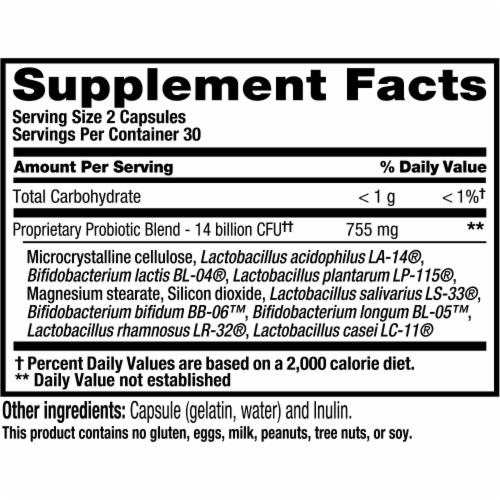 Nutrition Now PB8 Probiotic Supplement Supports Digestive Health* 14 Billion Active Cultures Perspective: bottom