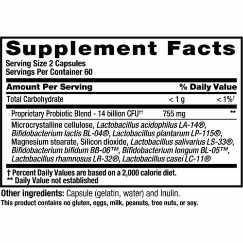 Nutrition Now PB8 Probiotic Supplement Supports Digestive Health* 14 Billion Active Cultures Perspective: bottom