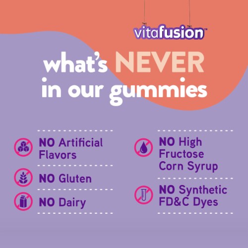 Vitafusion Sleep Well Sugar Free White Tea with Passion Fruit Gummies Perspective: bottom