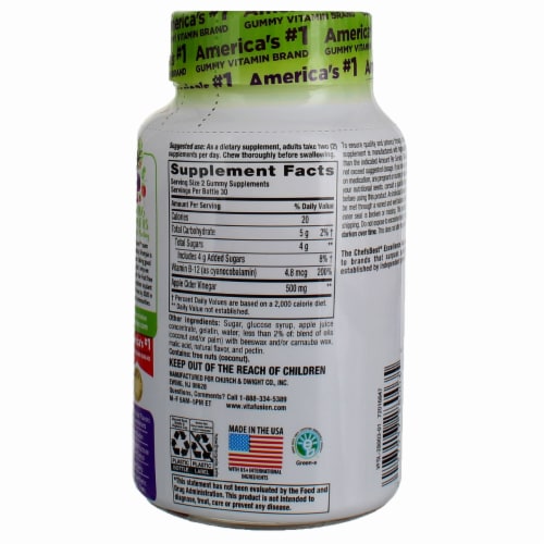 Vitafusion™ Apple Cider Vinegar Gummies Perspective: bottom