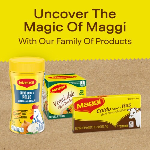 Maggi Granulated Chicken Flavor Bouillon Perspective: bottom