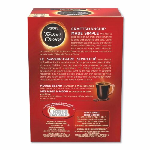 Taster's Choice Stick Pack, House Blend, .06 oz, 480/Carton Taster's Choice Stick Pack, House Blend, .06 oz, 480/Carton