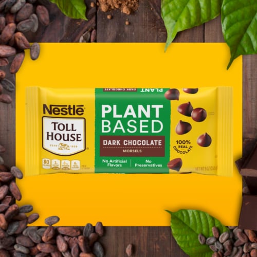 Nestle toll house plant based dark chocolate chips 9 oz kroger