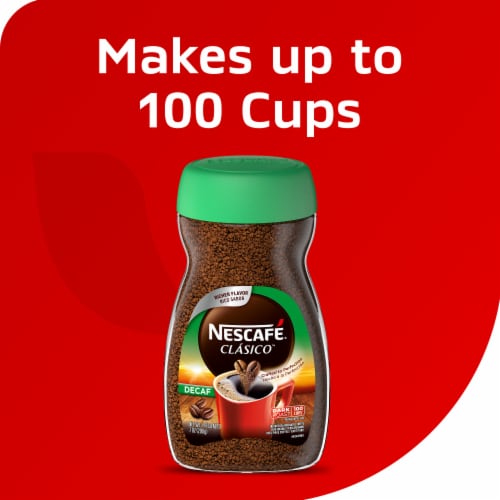 NESCAFÉ CLÁSICO Decaf Dark Roast Instant Coffee Perspective: bottom