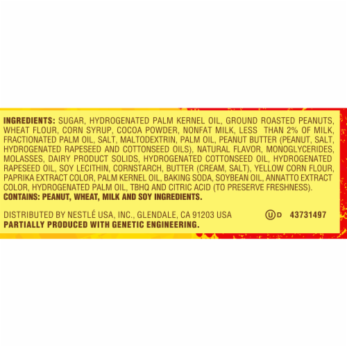 Butterfinger Peanut Butter Crisp Bar 6 Pack Perspective: bottom