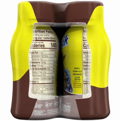 Nesquik Chocolate Low Fat Milk Perspective: bottom