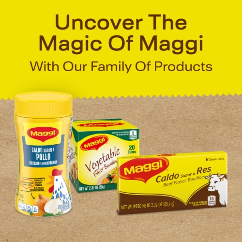 Maggi Caldo Sabor A Pollo Chicken Flavored Bouillon Powder Granulated Chicken Soup Seasoning Perspective: bottom