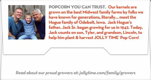 Jolly Time Healthy Pop 100s Kettle Corn Perspective: bottom