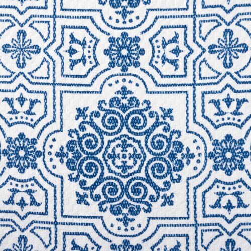 Martha Steward Stripe Medallion Kitchen Towels Perspective: bottom