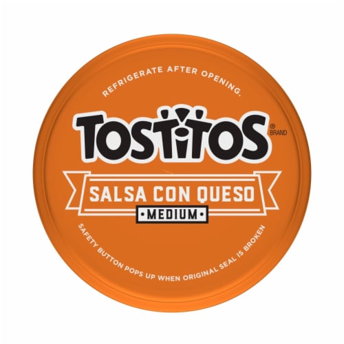 Tostitos Medium Salsa Con Queso Dip Perspective: bottom