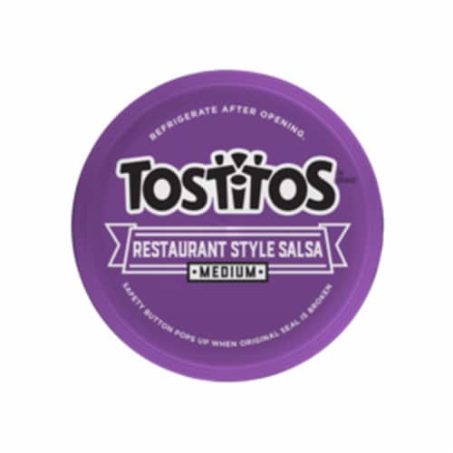 Tostitos Medium Restaurant Style Salsa Dip Perspective: bottom