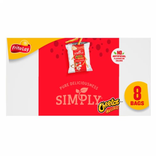 Cheetos Simply White Cheddar Snacks Pack Perspective: bottom