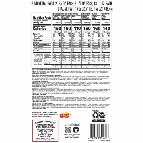 Frito-Lay® Family Fun Mix Chips Variety Pack Perspective: bottom