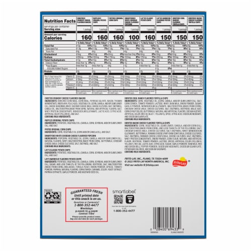 Frito-Lay® Classic Mix Chips Variety Pack Perspective: bottom