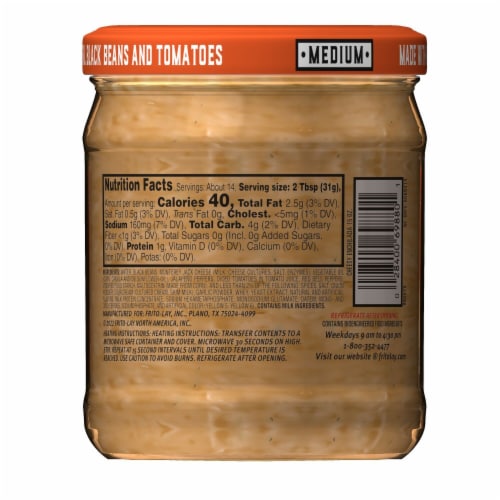 Tostitos Cheesy Enchilada Dip Perspective: bottom