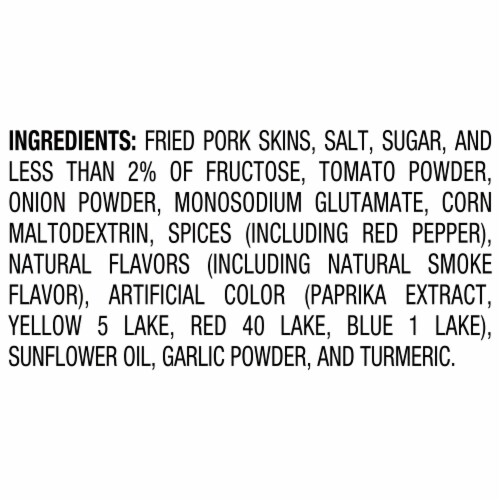 Baken-Ets Chicharrones Fried Pork Skins Sweet Southern Heat BBQ Flavored 4 Oz Perspective: bottom