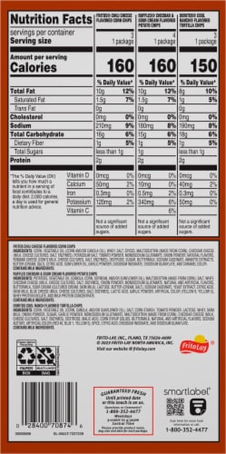 Frito-Lay® Snacks Cheesy & Tangy Mix Variety Pack Perspective: bottom