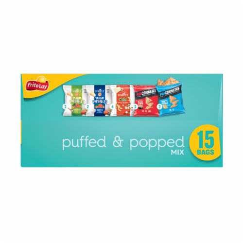 Frito Lay® Puff & Pop Variety Mix Snacks Perspective: bottom