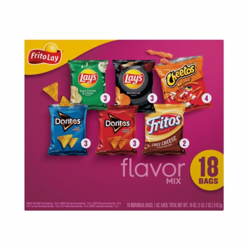 Frito-Lay® Flavor Mix Chips Variety Pack Perspective: bottom