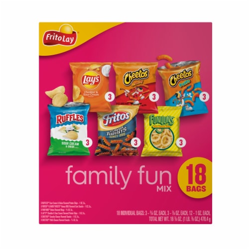 Frito-Lay® Family Fun Mix Chips Variety Pack Perspective: bottom