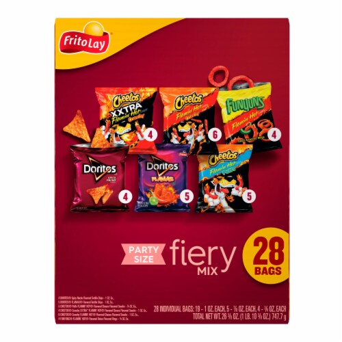Frito-Lay® Fiery Mix Chips Variety Pack Perspective: bottom