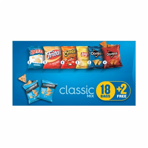 Frito-Lay Classic Mix Variety Bags Perspective: bottom