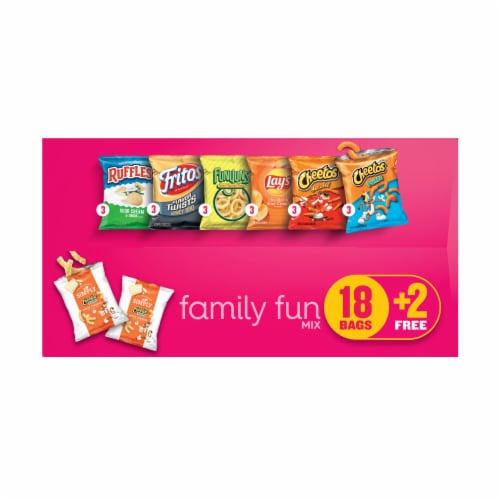 Frito Lay® Family Fun Mix Snacks Variety Pack Perspective: bottom