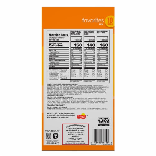 Frito-Lay Favorites Mix Chips Variety Pack Perspective: bottom
