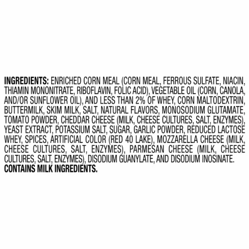 Cheetos Puffs Cheese Flavored Snacks Cheese Pizza Perspective: bottom