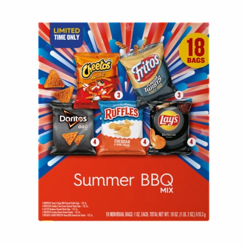 Frito Lay® Summer BBQ Mix Chips Variety Pack Perspective: bottom