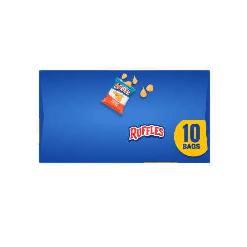 Ruffles® Cheddar & Sour Cream Potato Chips Multipack Perspective: bottom