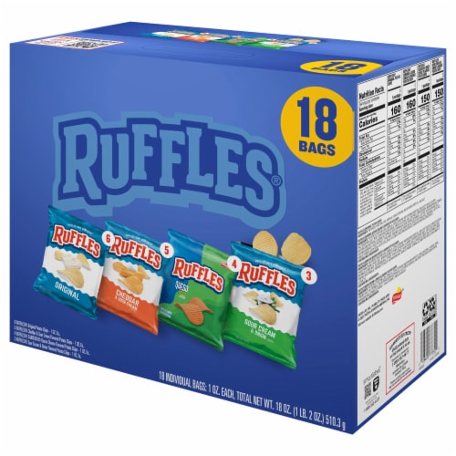 Ruffles® Potato Chips Variety Pack Perspective: bottom