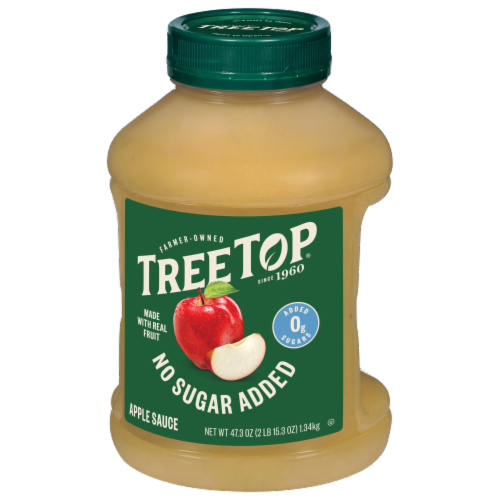 Tree Top® No Sugar Added Apple Sauce Perspective: bottom
