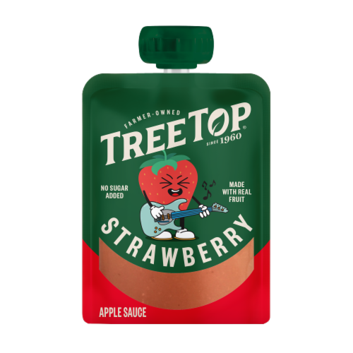 Tree Top® Apple/Strawberry/Cinnamon Apple Sauce Pouches Variety Pack Perspective: bottom
