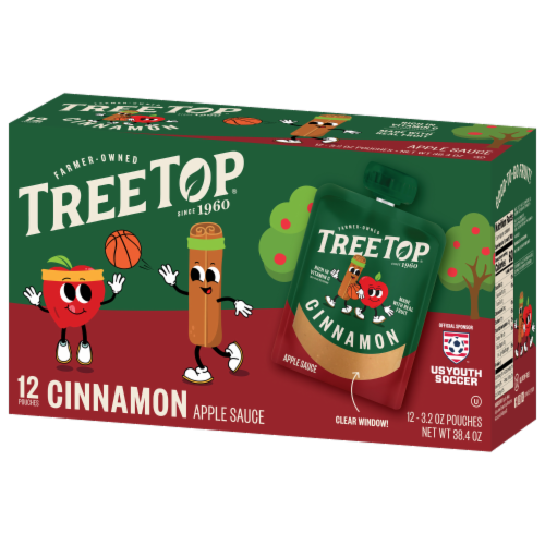 Tree Top® Cinnamon Apple Sauce Pouches Multipack Perspective: bottom