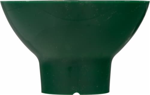 Norpro Plastic Wide Mouth Funnel - Green Perspective: bottom