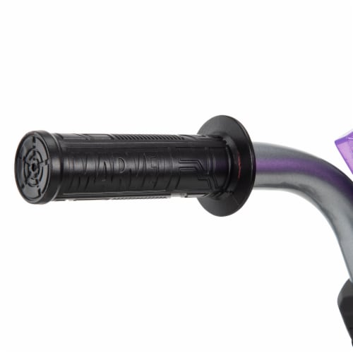 Huffy Marvel Black Panther Kid's Bike With Training Wheels - Black Perspective: bottom