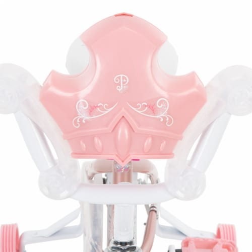Huffy Disney Princess Celebration Kid's Bike With Training Wheels - Pink Perspective: bottom