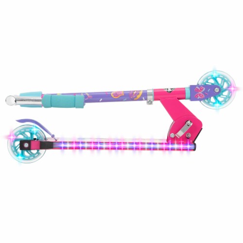 Huffy JoJo Siwa Electro-Light 3 Wheel Scooter Perspective: bottom